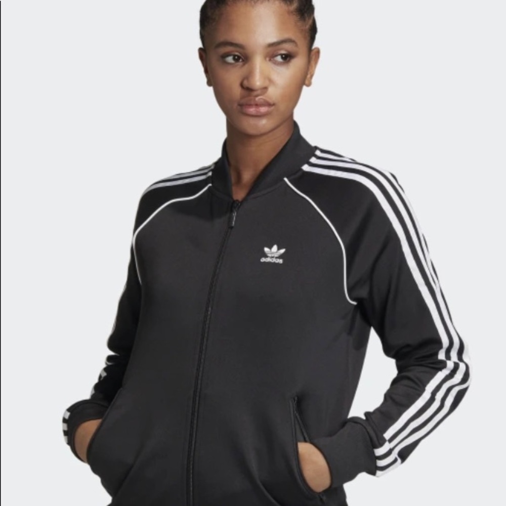 Black Addidas Primeblue SST Track Jacket